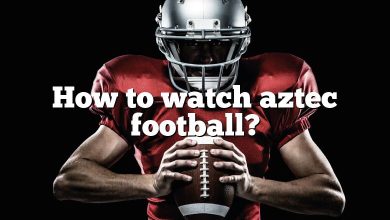 How to watch aztec football?