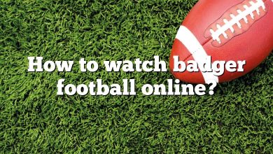 How to watch badger football online?