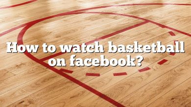 How to watch basketball on facebook?