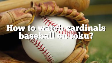 How to watch cardinals baseball on roku?