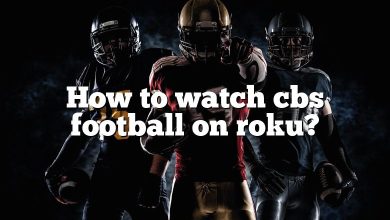 How to watch cbs football on roku?