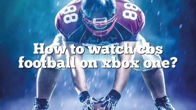 How to watch cbs football on xbox one?