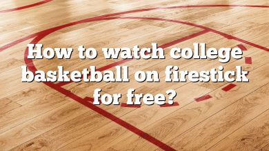 How to watch college basketball on firestick for free?