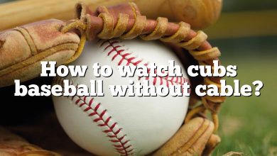 How to watch cubs baseball without cable?