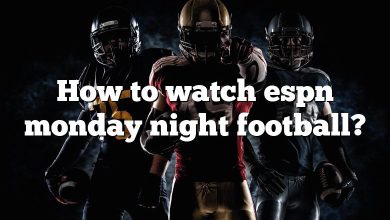 How to watch espn monday night football?