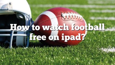 How to watch football free on ipad?