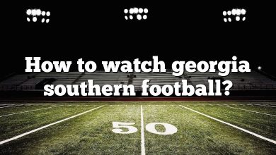 How to watch georgia southern football?