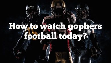 How to watch gophers football today?