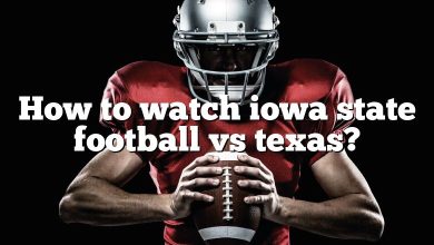How to watch iowa state football vs texas?