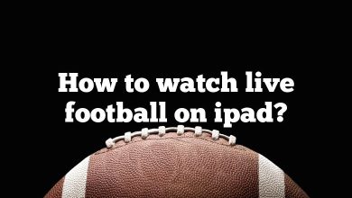 How to watch live football on ipad?