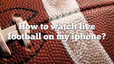 How to watch live football on my iphone?