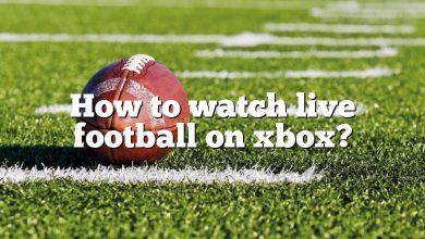 How to watch live football on xbox?