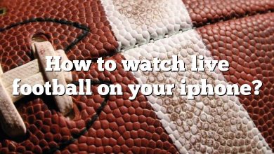 How to watch live football on your iphone?