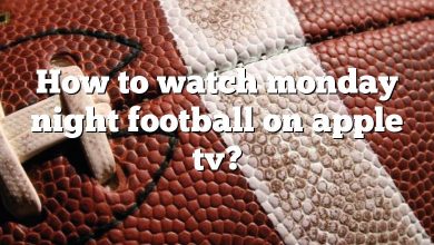 How to watch monday night football on apple tv?