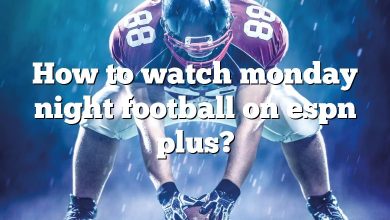 How to watch monday night football on espn plus?