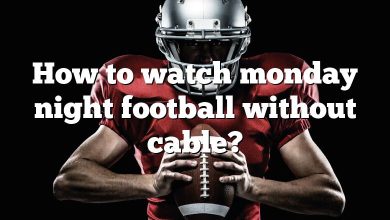 How to watch monday night football without cable?