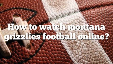 How to watch montana grizzlies football online?