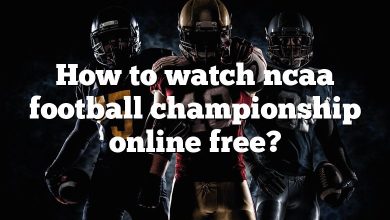 How to watch ncaa football championship online free?