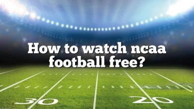 How to watch ncaa football free?