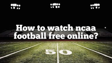 How to watch ncaa football free online?