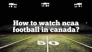 How to watch ncaa football in canada?