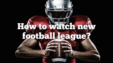 How to watch new football league?