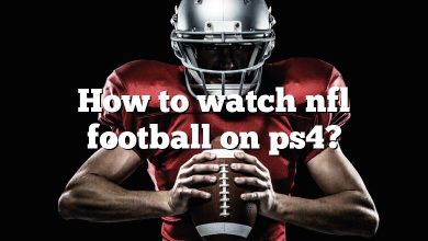 How to watch nfl football on ps4?