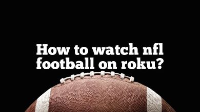 How to watch nfl football on roku?