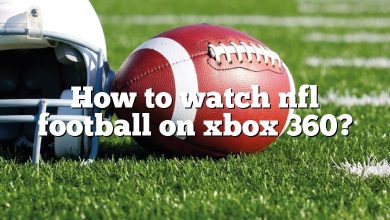 How to watch nfl football on xbox 360?