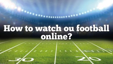 How to watch ou football online?