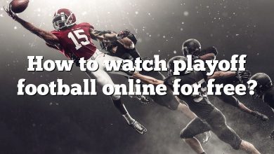 How to watch playoff football online for free?