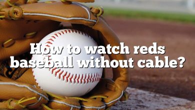 How to watch reds baseball without cable?