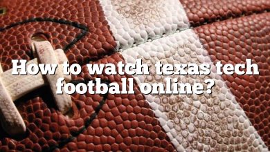 How to watch texas tech football online?
