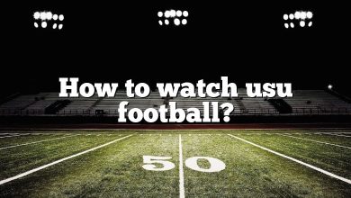 How to watch usu football?