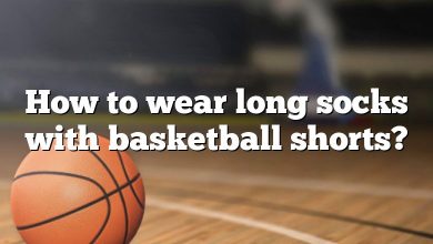 How to wear long socks with basketball shorts?