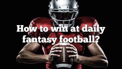 How to win at daily fantasy football?