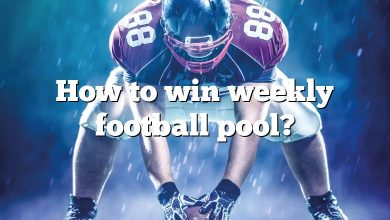 How to win weekly football pool?
