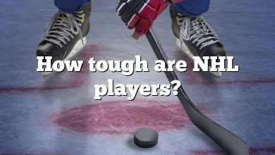 How tough are NHL players?