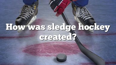 How was sledge hockey created?