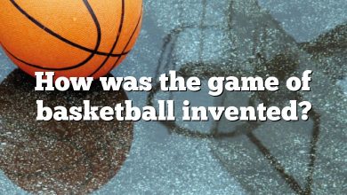 How was the game of basketball invented?