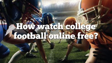 How watch college football online free?