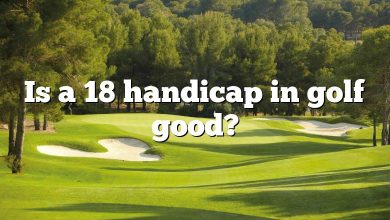 Is a 18 handicap in golf good?