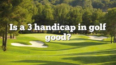 Is a 3 handicap in golf good?