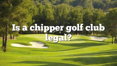 Is a chipper golf club legal?