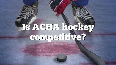 Is ACHA hockey competitive?