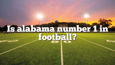 Is alabama number 1 in football?
