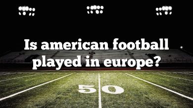 Is american football played in europe?