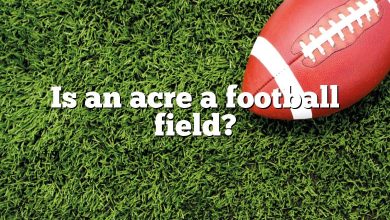 Is an acre a football field?