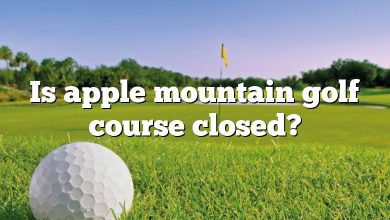 Is apple mountain golf course closed?