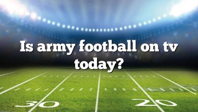 Is army football on tv today?